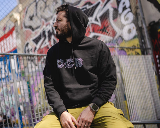 Hoodie Premium Wear Unisex Venyason x OCB Special Edition - Black