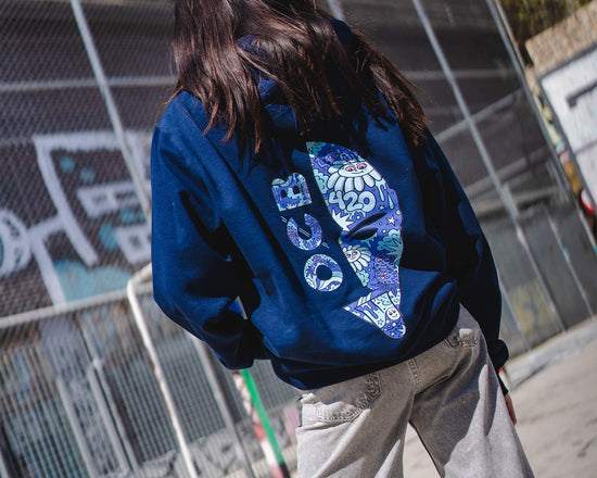 Hoodie Premium Wear Unisex Venyason x OCB Special Edition - Blue