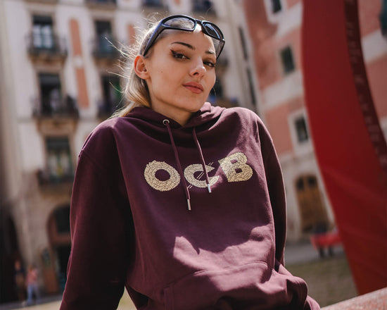 Hoodie Premium Wear Unisex Venyason x OCB Special Edition - Burgundy