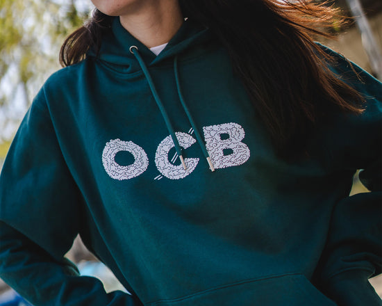 Hoodie Premium Wear Unisex Venyason x OCB Special Edition - Green