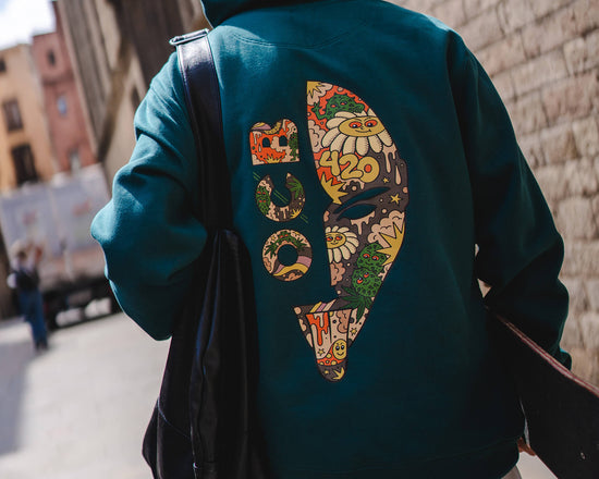Hoodie Premium Wear Unisex Venyason x OCB Special Edition - Green
