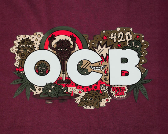 T-Shirt Premium Wear Unisex Venyason x OCB Special Edition - Burgundy