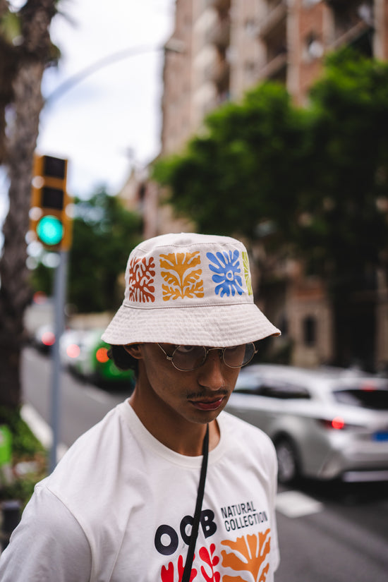 Reversible bucket hat Natural Collection